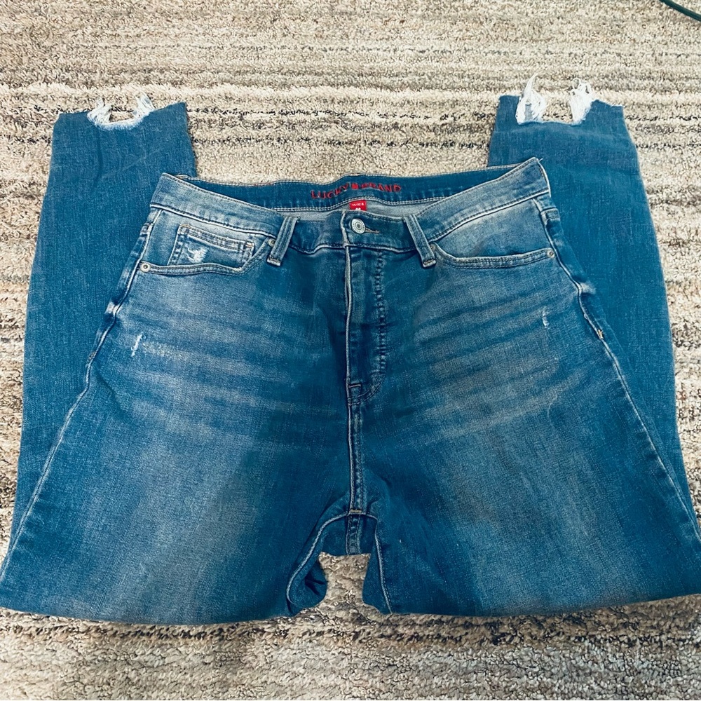 Lucky Brand Men's Medium Blue Slim Straight Jeans (7)